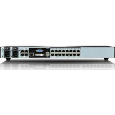 ATEN KN2116VA - 2 Remote & 1 Local simultaneous users, 16 Port Cat5 IP KVM