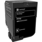 Lexmark Black RET Prog Toner Cartridge 3K CS720 CS725