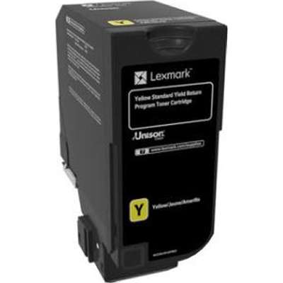 Lexmark Yellow Syield RET Prog Toner Cartridge 7K CS720