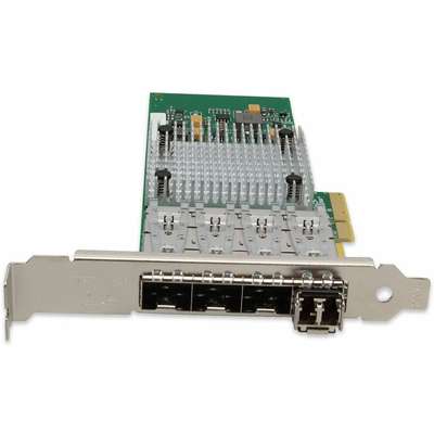 AddOn 1GBS Quad SFP PCIE X4 NIC Intel Compat