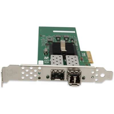 AddOn 1GBS Dual SFP PCIE X4 NIC Intel Compat