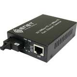 ENET 1 Port 10/100/1000 PoE to 1 Port SC Single-Mode 20KM Media Converter