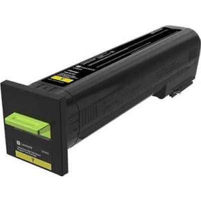 Lexmark Yellow RET Prog Toner Cartridge 22K Hiyld CS820