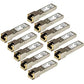 StarTech.com Cisco GLC-T Compatible SFP - 1GbE Copper Transceiver 10 Pack