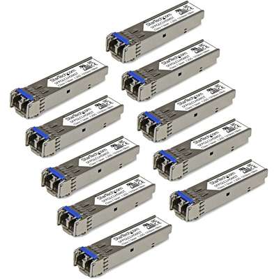 StarTech.com Cisco GLC-LH-SM Comp. SFP - 1GbE SMF/MMF Transceiver - 10 Pack