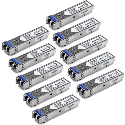 StarTech.com Cisco GLC-LH-SMD Comp. SFP 1GbE SMF/MMF Transceiver - 10 Pack