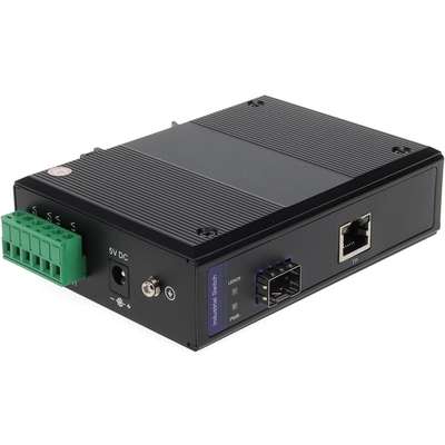 AddOn 1GBS 1RJ-45 to 1SFP Industrial Media Converter