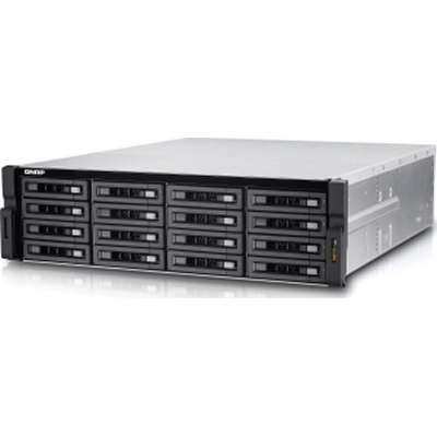 QNAP 16-Bay NAS SATA ISCSI 10GBE 3U Xeon E3 QC 4GB DDR3 ECC Ram