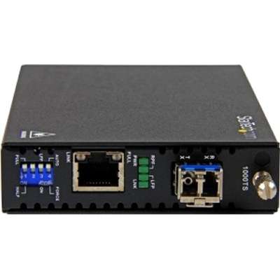 StarTech.com Gigabit Ethernet Copper-to-Fiber Media Converter - SM LC 10 km