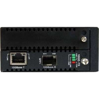 StarTech.com 10 Gigabit Ethernet Copper to Fiber Media Converter Open SFP+