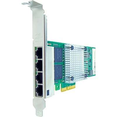 Axiom Upgrades 10/100/1000MBS Quad Port RJ45 PCIE X4 NIC Card for Lenovo