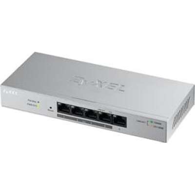 Zyxel GS1200-5HP 5 Port MNG Fanless Gbe PoE+ L2 Web Switch 60W