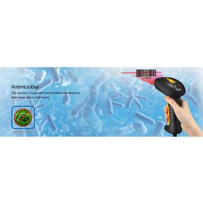 Adesso Waterproof Handheld CCD Barcode Scanner