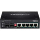 TRENDnet 6-Port hardened Industrial Gigabit PoE+ Switch
