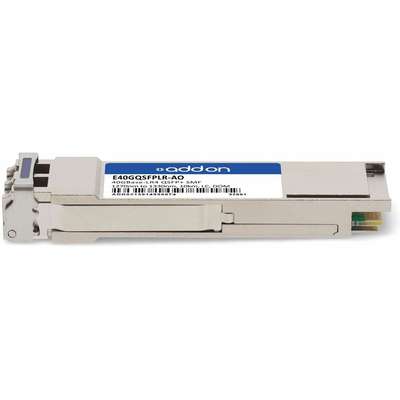 AddOn Intel QSFP+ 10KM LC E40GQSFPLR Compat TAA XCVR 40-GIG LR4 Domino LC