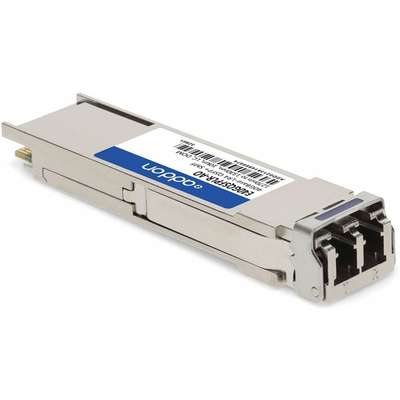 AddOn Intel QSFP+ 10KM LC E40GQSFPLR Compat TAA XCVR 40-GIG LR4 Domino LC