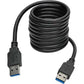 Tripp Lite 6FT USB Superspeed A/A Cable M/M Black