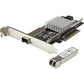 StarTech.com PCIe Fiber Optic NIC with SFP+ - MM 10G MM SFP with LAN Card