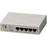 Allied Telesis 5 Port 10/100/1000T Unmanaged Switch with External PSU AC Adapter