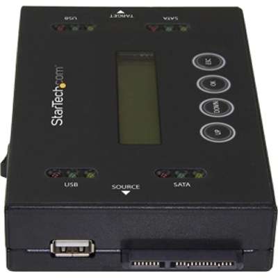 StarTech.com Drive Duplicator and Eraser for USB Flash Drives and 2.5 / 3.5" SATA Drives