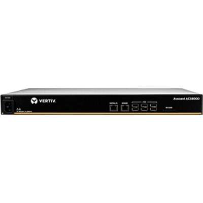 Vertiv 32 Port ACS 8000 Console Server with  Single AC Power Supply TAA Compliant