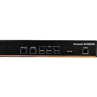 Vertiv 48 Port ACS 8000 Console Server with  Dual DC Power Support Builtin Modem TAA