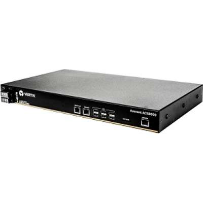 Vertiv 48 Port ACS 8000 Console Server with  Dual DC Power Support Builtin Modem TAA