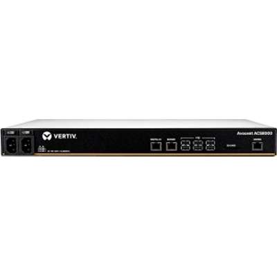 Vertiv 8 Port ACS 8000 Console Server with  Dual AC Power Support Builtin Modem TAA