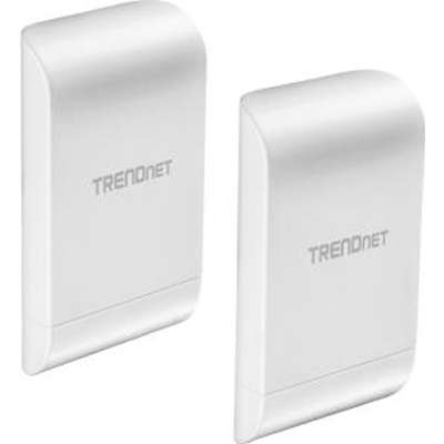 TRENDnet 10 dBi Wireless N300 Outdoor PoE Pre-Configured Point-to-Point Bridge Kit