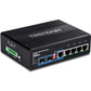 TRENDnet 6-Port Hardened Industrial Gigabit Ultra PoE DIN-Rail Switch