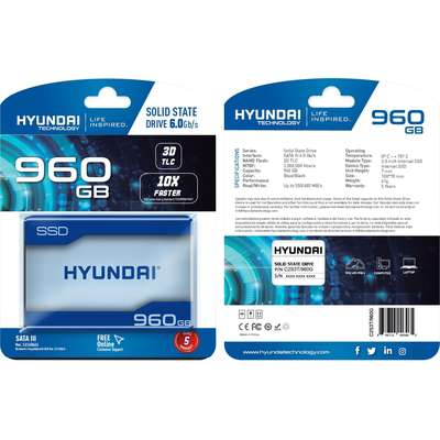 Hyundai Technology 960GB Hyundai Internal SSD 2.5 inch SATA III TLC