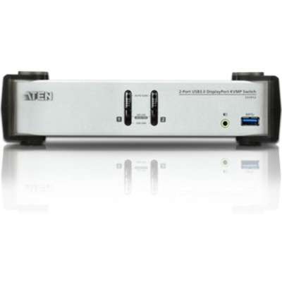 ATEN 2 Port USB3.0 4K DP KVMP Switch Support Up to 3840X2160 30HZ