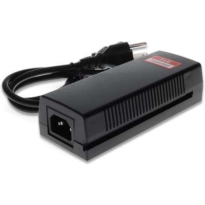 AddOn 30W 10/100/1000M PoE Injector with Plastic Shell (10/100/1000BASE-T, 30W)