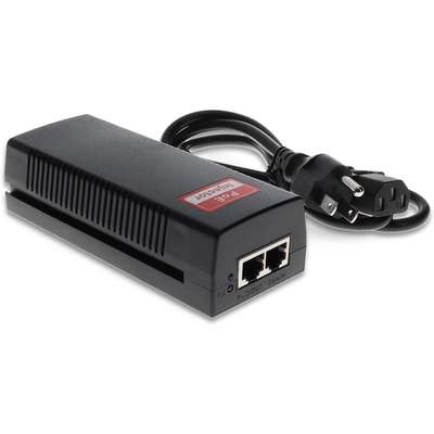 AddOn 30W 10/100/1000M PoE Injector with Plastic Shell (10/100/1000BASE-T, 30W)