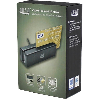 Adesso MSR-100 Magnetic Stripe Card Reader