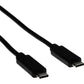 Rocstor 3FT/1M USB-C to USB-C Cable M/M USB 3.1 GEN2 10GB Black