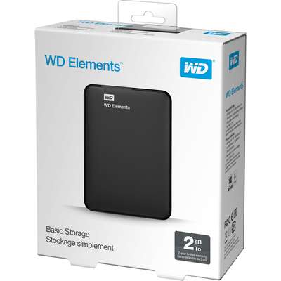 Western Digital 2TB WD Elements USB 3.0 Portable Hard Drive