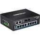 TRENDnet 10-Port Hardened Industrial Gigabit DIN-Rail Switch