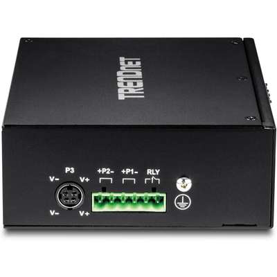 TRENDnet 10-Port Hardened Industrial Gigabit DIN-Rail Switch