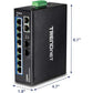 TRENDnet 10-Port Hardened Industrial Gigabit DIN-Rail Switch