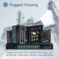 TRENDnet 10-Port Hardened Industrial Gigabit PoE+ DIN-Rail Switch