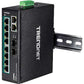 TRENDnet 10-Port Hardened Industrial Gigabit PoE+ DIN-Rail Switch