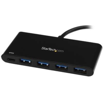 StarTech.com 4 Port USB-C Hub with PD 2.0 - USB-C to 4x A - USB 3.0 Hub