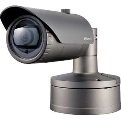 Hanwha Techwin America 2MP IR Bullet WiseNet x Powered By WiseNet 5 Network IR Outdoor Vandal Bullet Camera