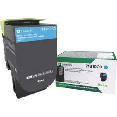 Lexmark CS/X317/417/517 Cyan Return Program Toner Cartridge