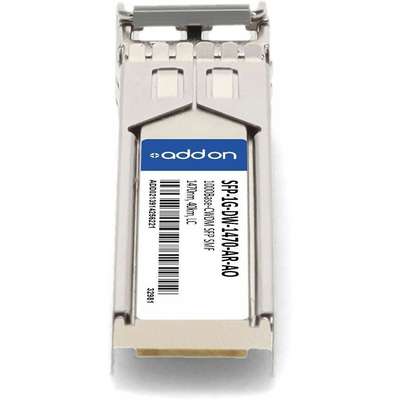 AddOn Arista SFP 40KM SFP-1G-DW-1470 Compat TAA XCVR 1-GIG CWDM SMF LC