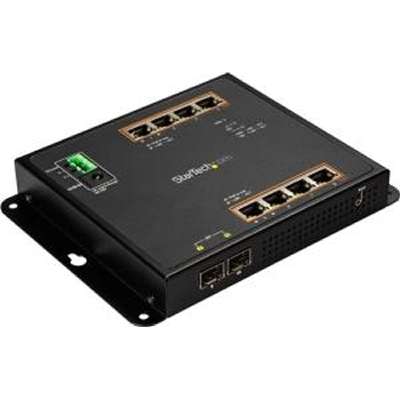 StarTech.com Gigabit Ethernet Switch - Managed 8 Port PoE+ plus 2 SFP Ports