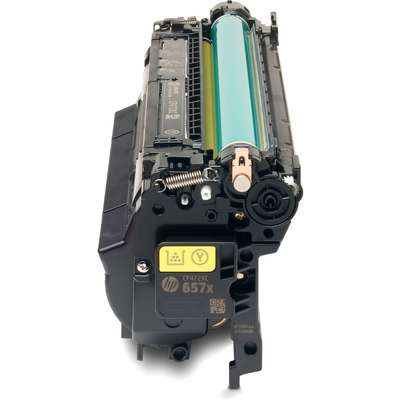 HP 657X High Yield Yellow Original LaserJet Toner Cartridge