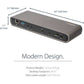 StarTech.com Thunderbolt 3 Dock - Dual 4K 60Hz DP Docking Station - 85W PD