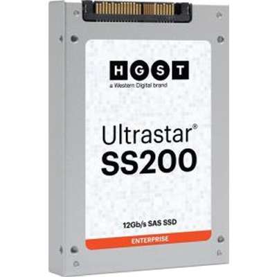 HGST 3840GB UltraStar SS200 SAS 15.0MM MLC Ri-1Dw/D Crypto-D 2.5 inch